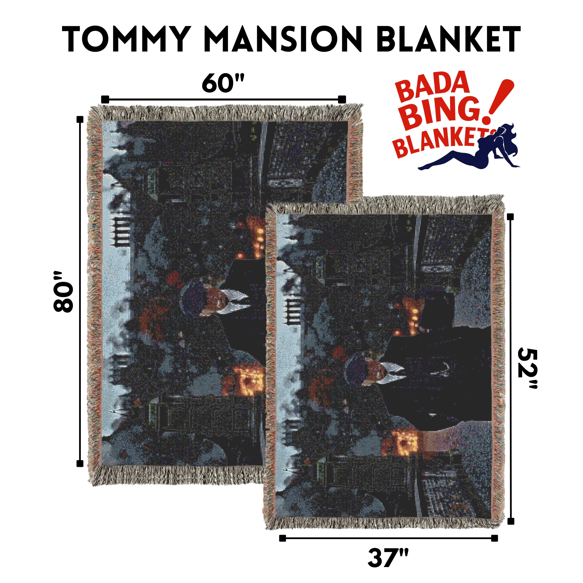 Tommy Mansion Blanket (Peaky Blinders)