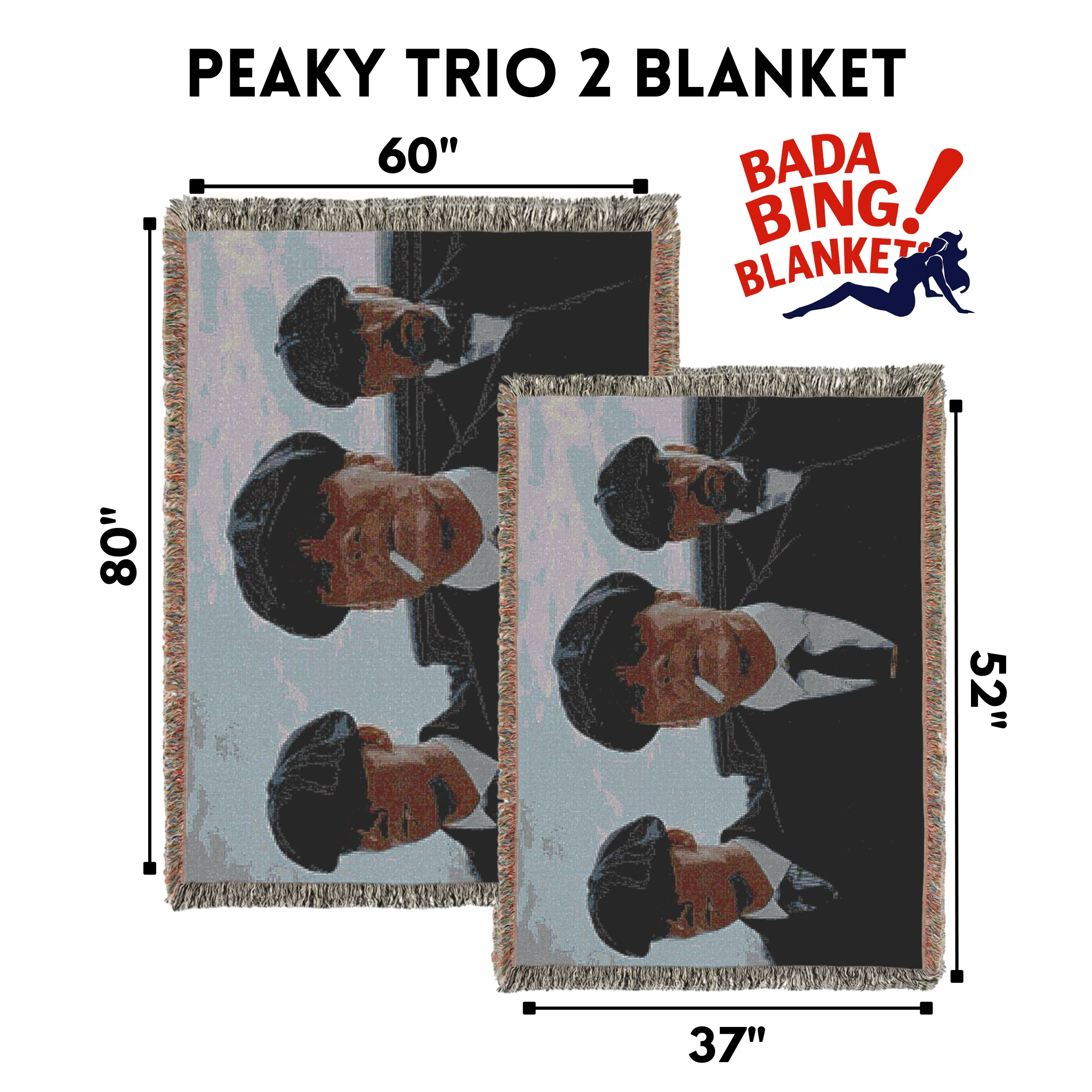 Peaky Trio 2 Blanket (Peaky Blinders)