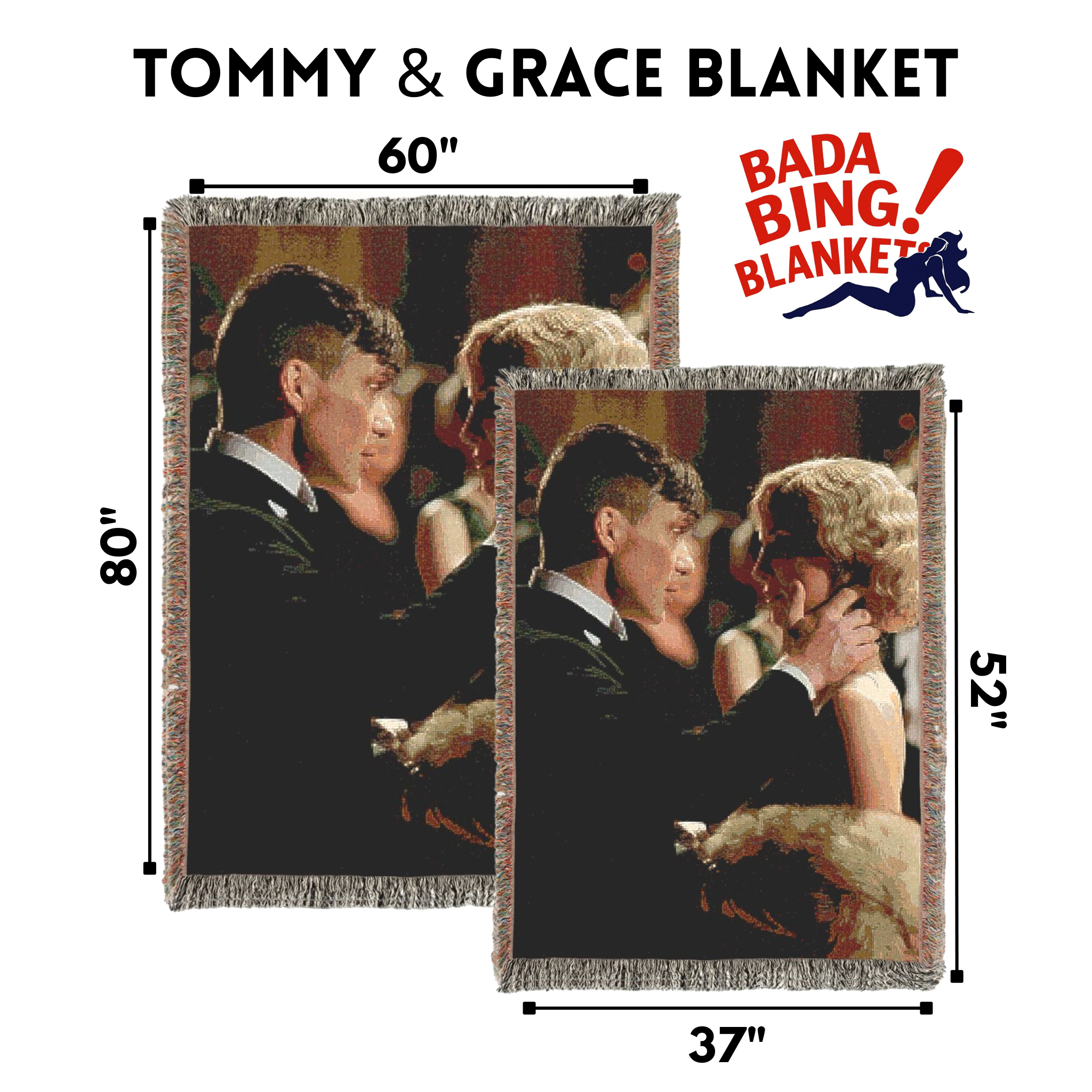 Tommy & Grace Blanket (Peaky blinders)